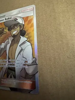 Professor Kukui Full Art Pokemon Card Sun & Moon 148/149 Ultra Rare - Image 3