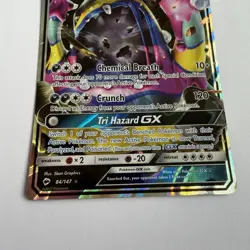 Pokemon TCG Alolan Muk GX 84/147 Burning Shadows 2017 Ultra Rare Holo Card NM - Image 2