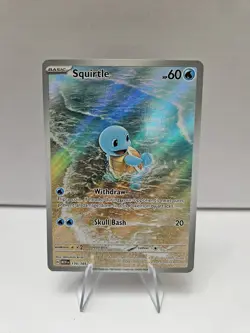 Pokemon Squirtle Illustration Rare Holo Sv: Scarlet & Violet 151 170/165 Card - Image 1