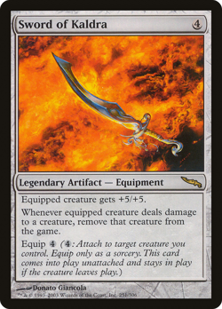 Sword of Kaldra #251 (MP) Mirrodin MRD Magic MTG - Image 1
