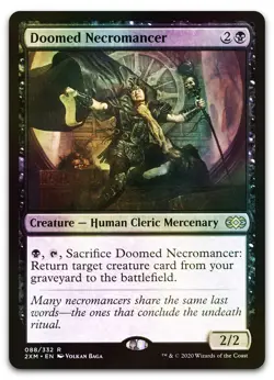 Doomed Necromancer #88 (Foil) (NM) Double Masters 2XM Magic MTG - Image 1