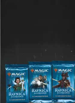MTG MAGIC 3 BOOSTERS RAVNICA ALLEGIANCE ANGLAIS - Image 1