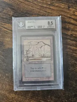 BGS 8.5 Swamp V2 Alpha 1993 Magic the Gathering Near Mint No PSA - Image 1