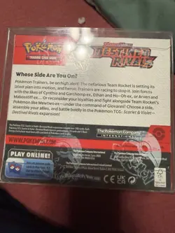 Pokemon TCG Scarlet & Violet Destined Rivals Sealed Box (SMALL RIP) - Image 4
