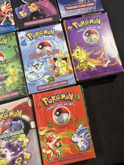 14x Empty WOTC Vintage Theme Decks Pokemon Some Inserts No Cards Starter Deck - Image 3