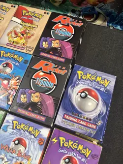 14x Empty WOTC Vintage Theme Decks Pokemon Some Inserts No Cards Starter Deck - Image 4