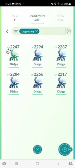 Pokemon Go ( Stage 33 ) Shiny Legendary Dialga ( 9 Shinys ) - Image 3