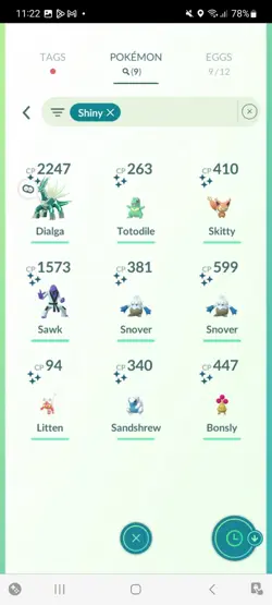 Pokemon Go ( Stage 33 ) Shiny Legendary Dialga ( 9 Shinys ) - Image 4