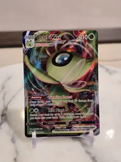 Pokemon TCG Celebi VMAX 008/198 Swsh06: Sword & Shield - Chilling Reign Holo LP - Image 1