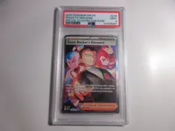 PSA 9 Team Rocket's Giovanni Special Illustration Rare Destined Rivals Pokemon - Image 1