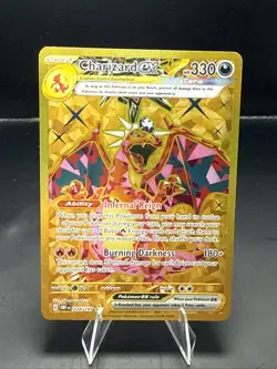 Pokemon TCG Charizard ex Obsidian Flames 228/197 Gold Hyper Rare A - Image 2