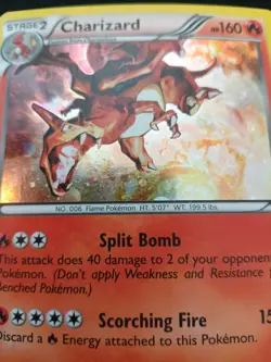 Pokemon TCG - Charizard - 19/113 - Legendary Treasures - MP Cosmos Holo Rare - Image 2