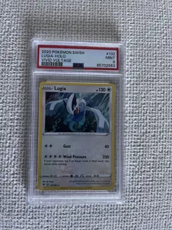 Pokemon PSA 9 Mint Vivid Voltage Lugia Holo #132 - Image 1