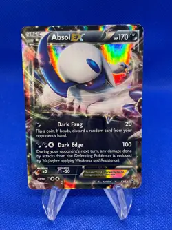 Pokemon XY Promos Absol EX XY62 Black Star Promo LP - Image 1