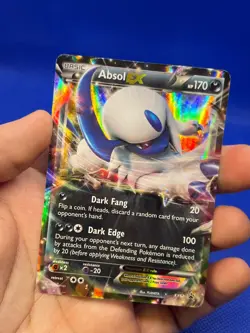 Pokemon XY Promos Absol EX XY62 Black Star Promo LP - Image 2