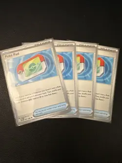 4x Poke Pad 081/088 x4 - NM Perfect Order Pokemon Playset ME03 - Image 1