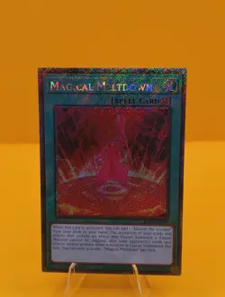 Magical Meltdown 1st Edition Quarter Century Secret Rare RA04-EN280 Yu-Gi-Oh! - Image 2