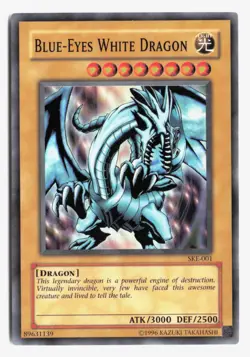 Blue-Eyes White Dragon SKE-001 Unlimited Super Rare LP - Image 1