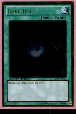 Dark Hole - Gold Rare Limited Edition GLD5-EN037 - NM - YuGiOh - Image 1