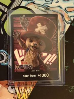 Tony Tony Chopper Netflix Don! Promo Card One Piece Card Game Bandai Exclusive - Image 1