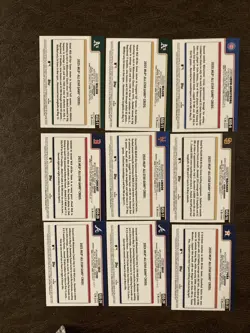 2025 Topps Update All Star Game Foil Insert 9- Card Player Lot…some Dupes - Image 2