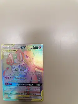 Pokemon TCG Unbroken Bonds - Gardevoir & Sylveon GX card 225/214 (Secret Rare) - Image 2