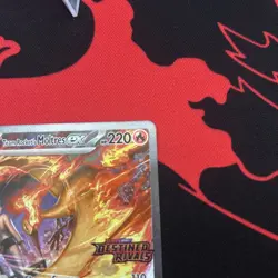 Pokemon Team Rockets Moltres Ex 229/182 Destined Rivals Promo Stamped SIR NM - Image 3