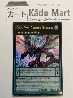 Odd-Eyes Raging Dragon RATE-EN048 Ultra Rare 1st Edition YuGiOh TCG Card - Image 1