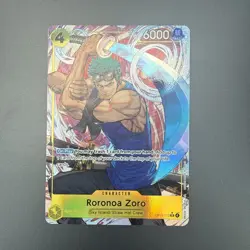 One Piece Card Game Roronoa Zoro SR Alt Art OP15-113 Adventure on KAMI's Island - Image 1