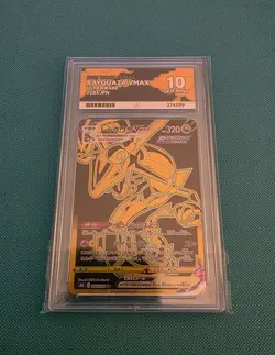(ACE 10) Rayquaza VMAX UR GOLD -284/184 - Pokemon Card- VMAX Climax s8b Japanese - Image 1