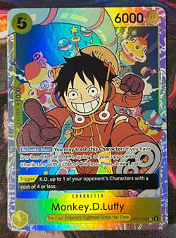 Monkey.D.Luffy (109) SR 500 Years in the Future OP07-109 NM - Image 1