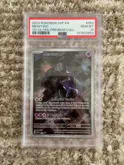 Mewtwo SVP 052 151 Ultra Premium Collection Promo Pokemon Card PSA 10 Gem Mint - Image 1