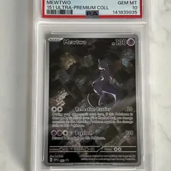 Mewtwo SVP 052 151 Ultra Premium Collection Promo Pokemon Card PSA 10 Gem Mint - Image 3
