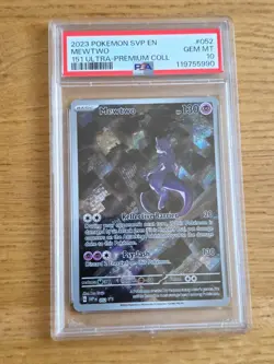 Mewtwo SVP 052 151 Ultra Premium Collection Promo Pokemon Card PSA 10 Gem Mint - Image 1