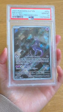 Mewtwo SVP 052 151 Ultra Premium Collection Promo Pokemon Card PSA 10 Gem Mint - Image 2