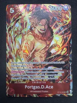 Portgas.D.Ace (Illustration Box Vol.5) ST15-005 One Piece Promotion Cards Foil - Image 1