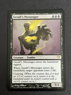 MTG Geralf's Messenger - Dark Ascension - Magic: The Gathering - Commander - Image 1
