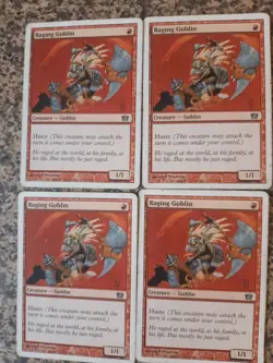 MTG - 4 x Raging Goblin - Ice Age - Image 1