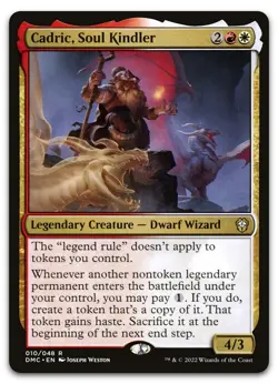 Cadric, Soul Kindler #10 (NM) Dominaria United DMC Magic MTG - Image 1