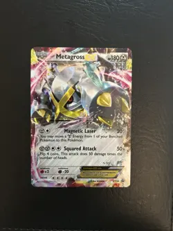 Metagross EX XY34 Shiny Holo XY Promo Pokemon Card TCG Lightly Played - Image 1