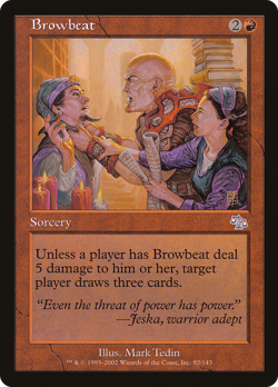 Browbeat #82 (HP) Judgment JUD Magic MTG - Image 1