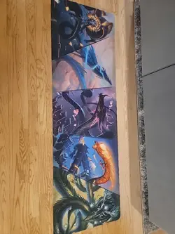 Ultra Pro Kamigawa Neon Dynasty Sky Dragon Compilation 8'Table Playmat for Magic - Image 1
