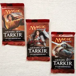 MTG: 3 KHANS of TARKIR Sealed Booster Packs Lot from Box - 3 Packs - English - Image 1