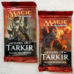 MTG: 2 KHANS of TARKIR Sealed Booster Packs from Box - 2 Packs Magic - English - Image 2