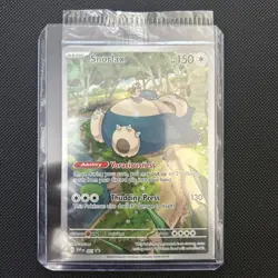 Snorlax Pokemon Scarlet & Violet Black Star Promo #051 (SEALED) FULL ART - Image 1