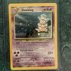 Pokemon TCG Slowking Neo Genesis 14/111 Unlimited Holo Rare LP (Spanish)U - Image 1