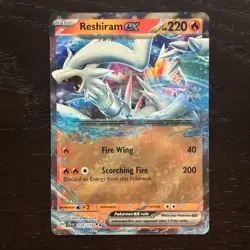 Reshiram ex 030/159 Pokemon Journey Together SV09 Double Rare Holo NM - Image 1