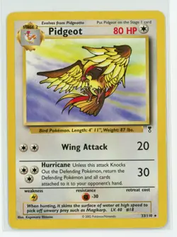 Pidgeot 33/110 Pokemon Legendary Collection - LP - Image 1