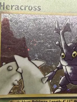 Pokemon Heracross # 6/111 Neo Genesis Holo Rare 1st Edition English WOTC 🔥📈 - Image 3