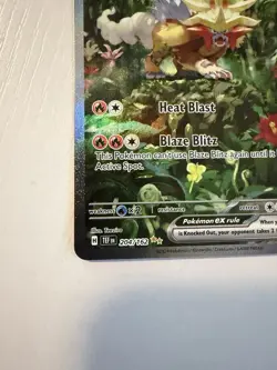 Pokemon TCG Gouging Fire EX Scarlet & Violet Temporal Forces 204/162 - Image 2